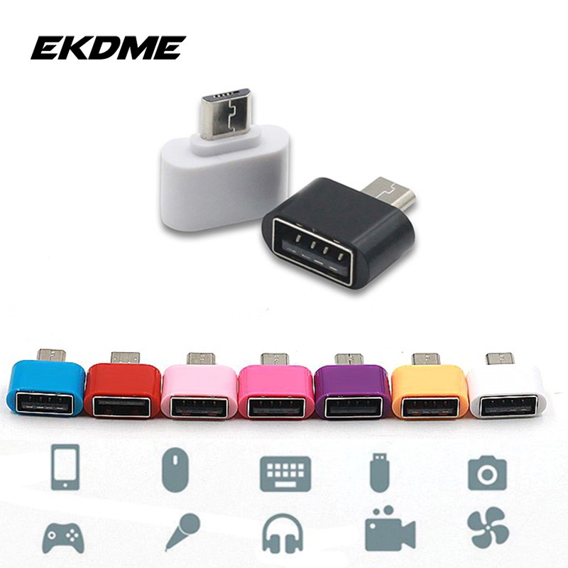 Đầu chuyển đổi cổng micro USB sang USB OTG thiết kế mini dành cho Huawei Xiaomi Android Tablet | BigBuy360 - bigbuy360.vn