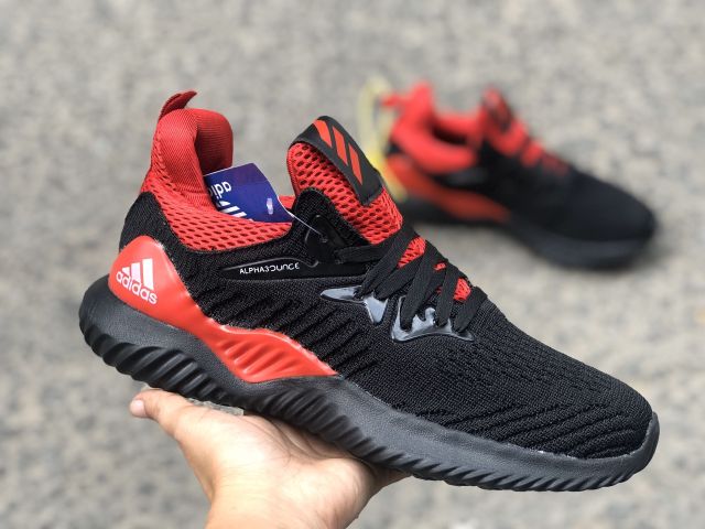 [Fullbox] Giầy thể thao alphabounce đen phối đỏ nam | BigBuy360 - bigbuy360.vn