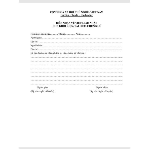 Combo 5 bộ hồ sơ đơn phương ly hôn