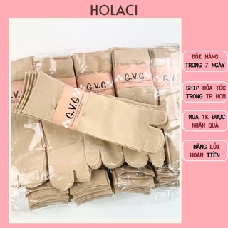 Tất nữ xỏ ngón chống nắng cổ cao vải cotton dày dặn mềm mịn TN01