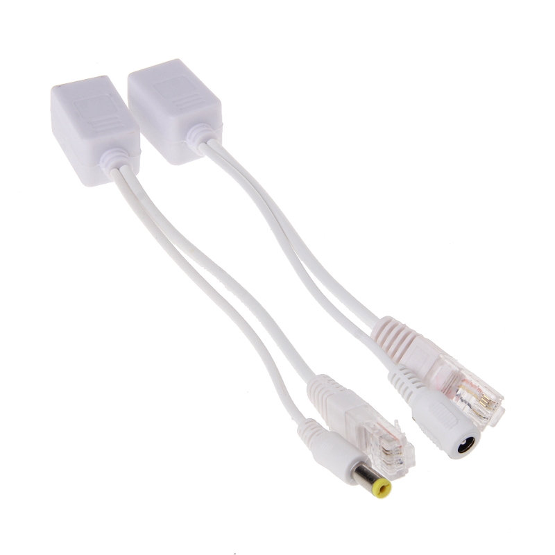 Bộ đầu vào Bộ chuyển đổi tín hiệu đầu ra RJ45 Bộ chia cáp POE Bộ nguồn thụ động qua Ethernet 12-48V