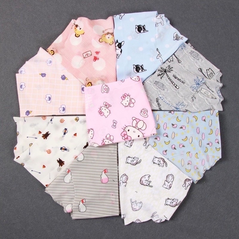 Sét 10 Quần Lót Đủ Màu Thông Hơi Lượn Sóng hình Cute (10 quần )