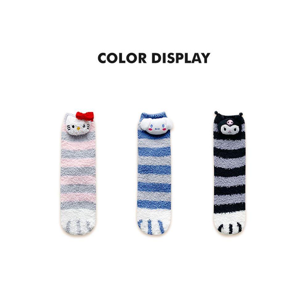 Vớ Bông Polyester Mềm Mại In Hình Cinnamoroll Thời Trang Thu Đông Cho Cặp Đôi