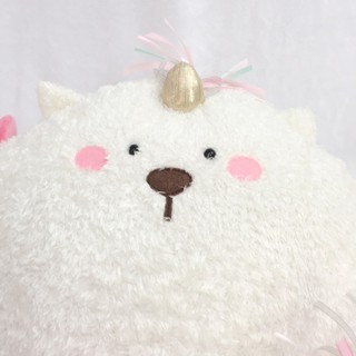 Gấu bông unicorn tròn