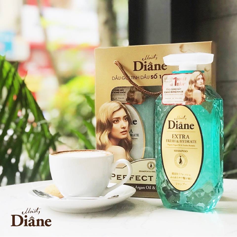Dầu Gội Đầu, Xả cho tóc dầu, da đầu nhờn Moist Diane Extra Fresh & Hydrate, Nhật Bản 450ml | BigBuy360 - bigbuy360.vn