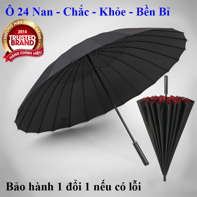 Ô Dù, Dù Che Mưa Ô Đi Mưa Loại Lớn 24 nan kép, cứng cáp, thép chống gỉ - SALE LỚN ĐÓN HÈ - PHÂN PHỐI TOÀN QUỐC