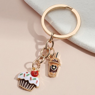 Móc Khóa Hình Bánh Kẹo Tráng Miệng Dễ Thương