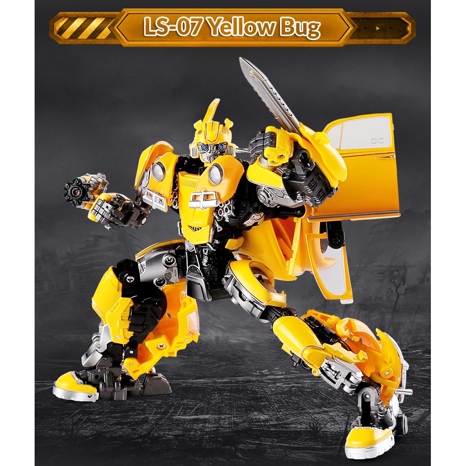 [thanh lý bán lỗ] Mô hình Transformer Bumblebee Black Mamba LS-07 Yellow Bug [TFM]