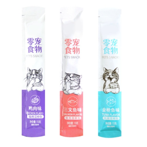 Súp thưởng cho mèo Cat Food 15g/thanh - bù nước, hỗ trợ tiêu hóa tốt