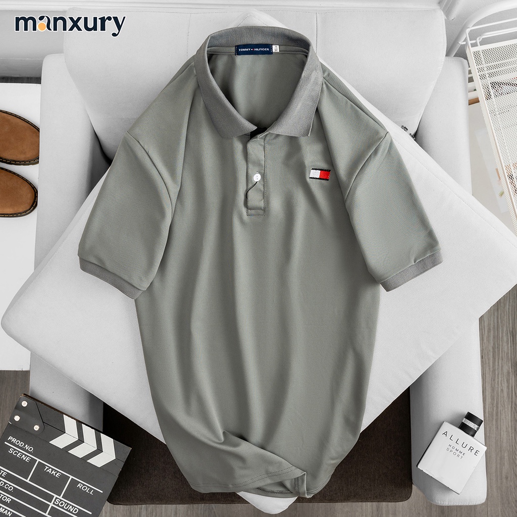 Áo thun POLO nam cổ bẻ BASIC CVC vải cá sấu Cotton kháng khuẩn, chống nhăn, thoáng mát - MANXURY