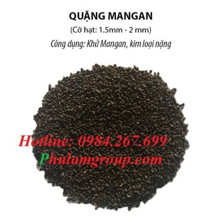 Vật liệu quặng Mangan xử lý nước nhiễm phèn, khử sắt gói 5kg ( có xuất hóa đơn cho khách hàng yêu cầu)