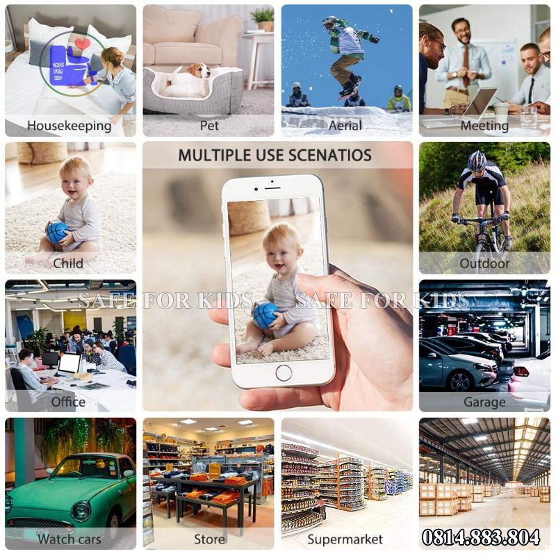 [1 đổi 1] Camera Không Dây - Camera Giám sát Wifi Độ Phân Giải Full HD Nhìn Đêm Có Báo Động Chống Trộm | BigBuy360 - bigbuy360.vn