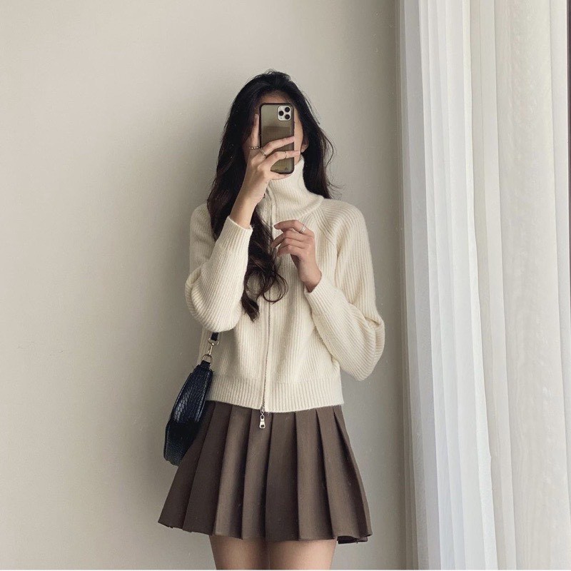 Chân Váy Tennis Xếp Ly BIG SIZE Lưng Cao Dáng A Có Lót Trong Co Dãn, Váy Ngắn Nữ Bassic Xếp Li Dày Dặn Form Đẹp