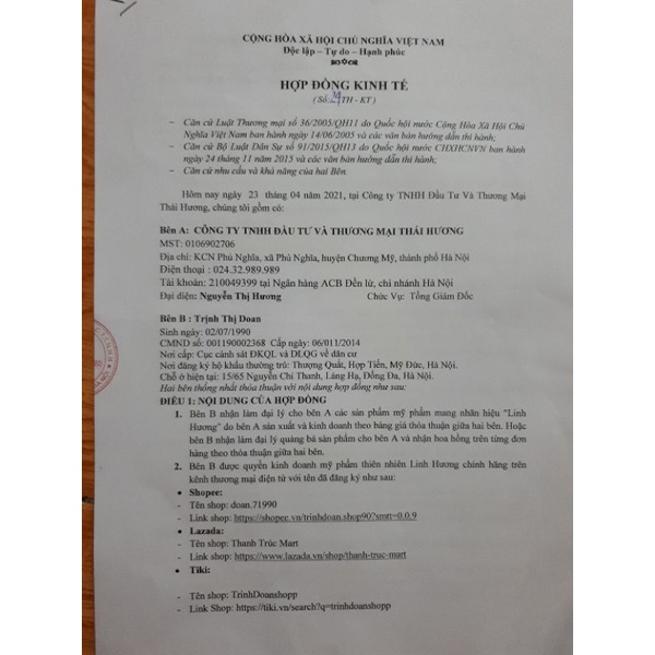 Phấn Tươi Lạnh Linh Hương