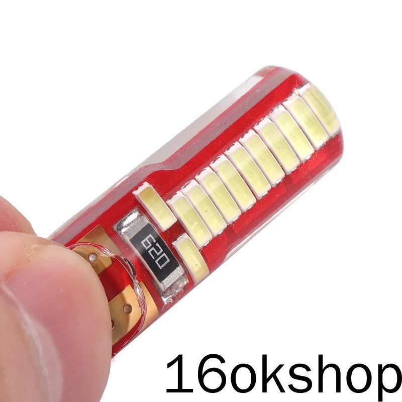 Đèn led T10 4014 24 bóng siêu sáng cho xe ô tô chất lượng