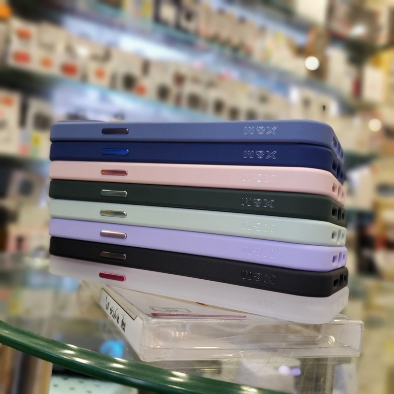 Mới Ốp lưng X&M trong kính viền màu siêu đẹp iPhone 14 13 Pro Max, 12 ProMax, 11 vàng camera nhôm gờ cao siêu đẹp