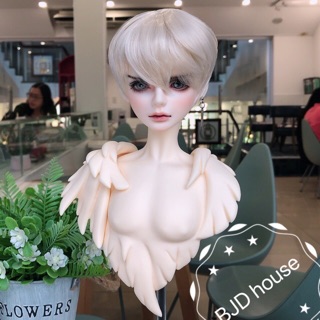 Tóc lụa nam ngắn các màu cho búp bê bjd 1/3, 1/4, 1/6