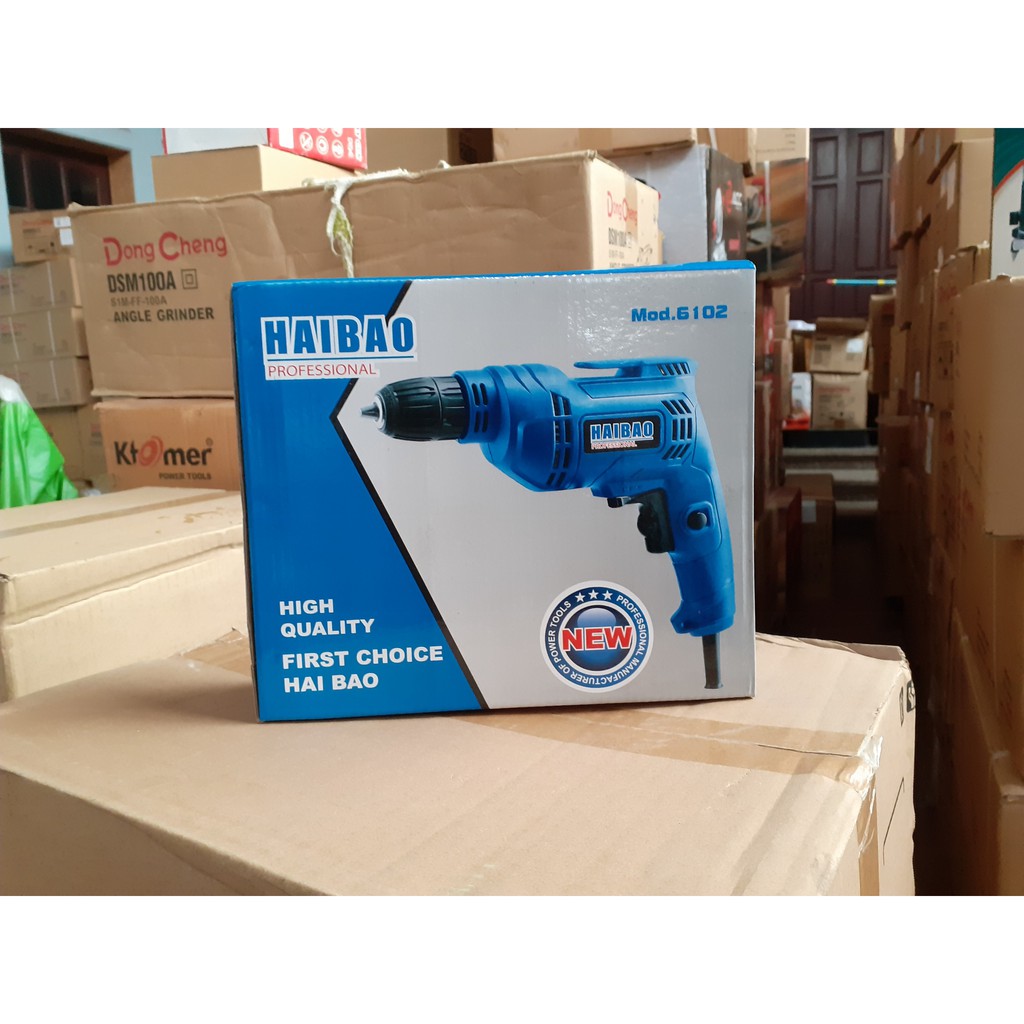 Máy khoan-Máy Bắt Vít HAIBAO 6102 10mm