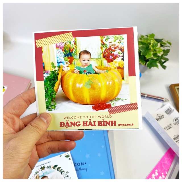 Ảnh bìa album dán ảnh cỡ 12x12cm