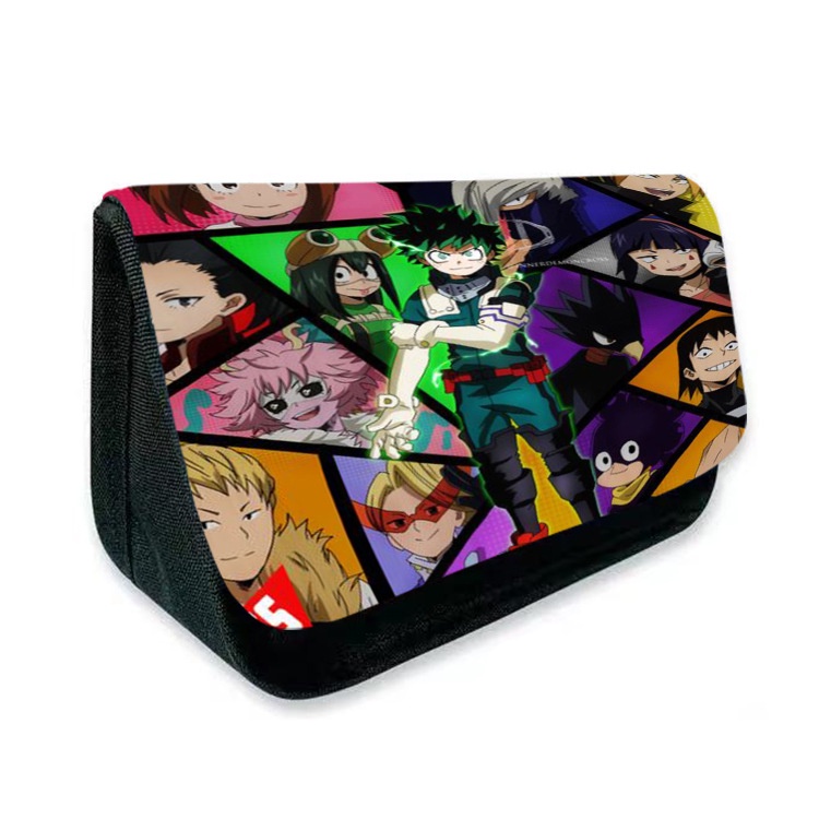 Hộp Đựng Bút In Hoạt Hình My Hero Academia Deku Hai Lớp Đa Năng Cho Học Sinh