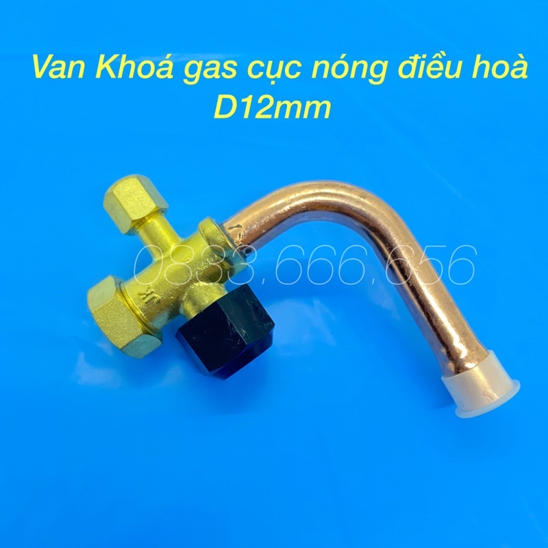 [Mã ELHA22 giảm 5% đơn 300K] Van khoá gas cục nóng điều hoà (máy lạnh) D12mm