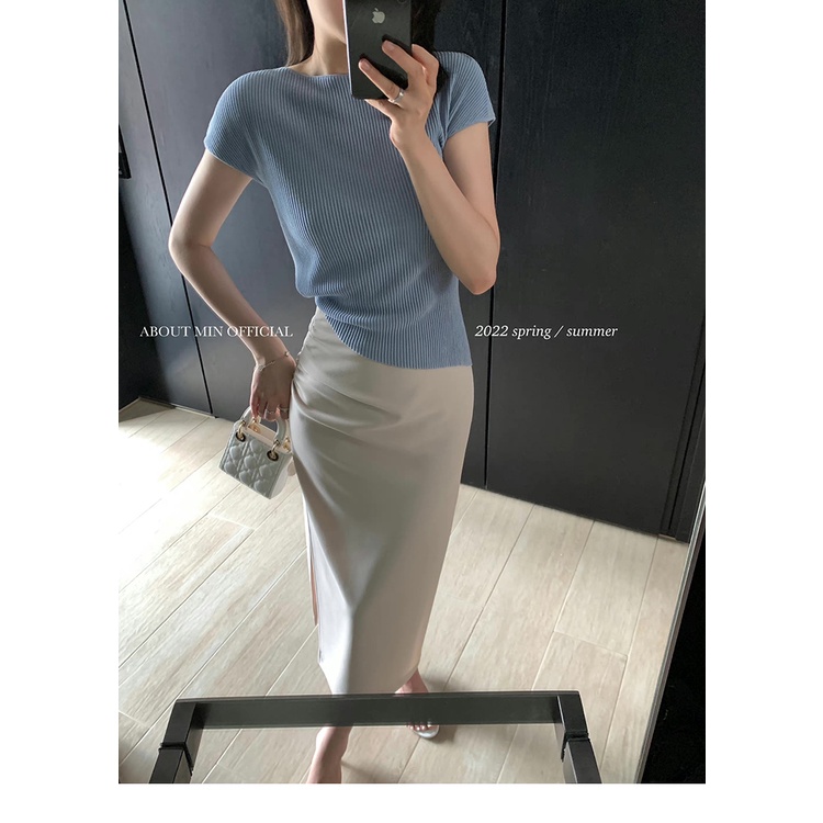 NRVP Áo Khoác Cardigan Dệt Kim Tay Ngắn Dáng Rộng Thiết Kế Mới Thời Trang Theo Phong Cách Hàn Quốc