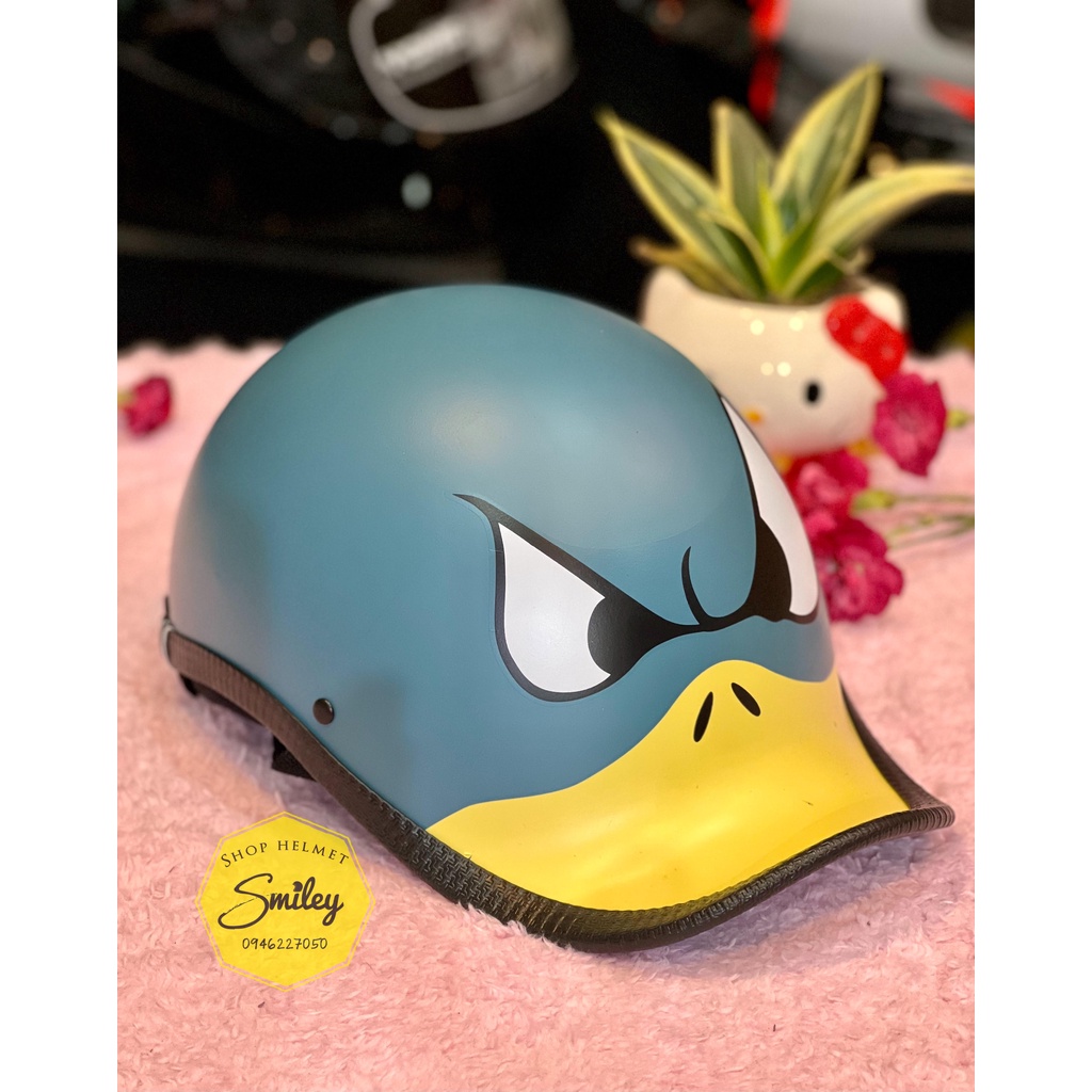 Nón bảo hiểm mỏ vịt cong thể thao chính hãng _ Smiley helmet
