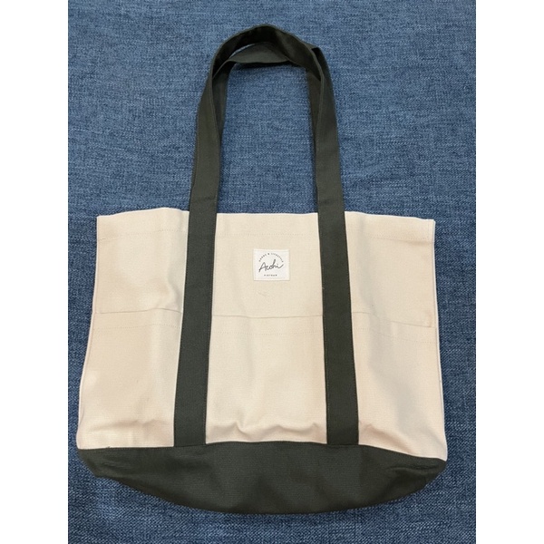 Pass túi acohi xanh rêu hình chụp thực tế