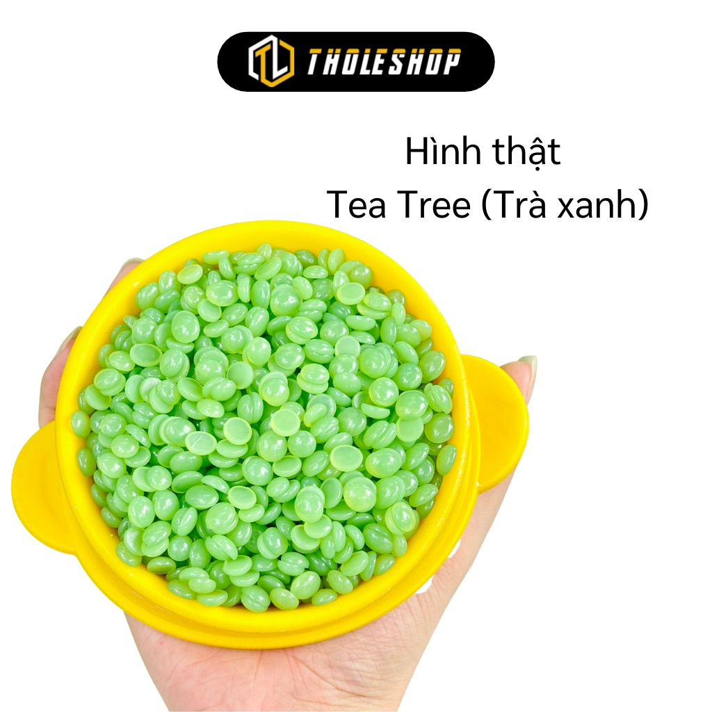 Sáp Màu Wax Lông Cao Cấp Siêu Bám Dính Không Đau Tặng Que Gạt Triệt Lông - Sáp Hard Beans Nhập Khẩu Túi Zip 100g 1021