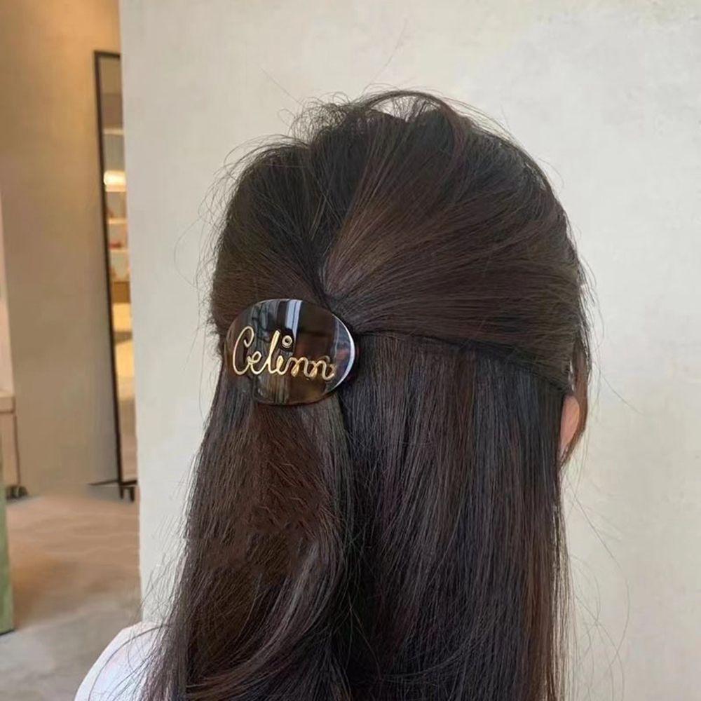 Mxgoods Kẹp Tóc Hình Học Màu Hổ Phách Ngọt Ngào Đáng Yêu Cho Bé Gái