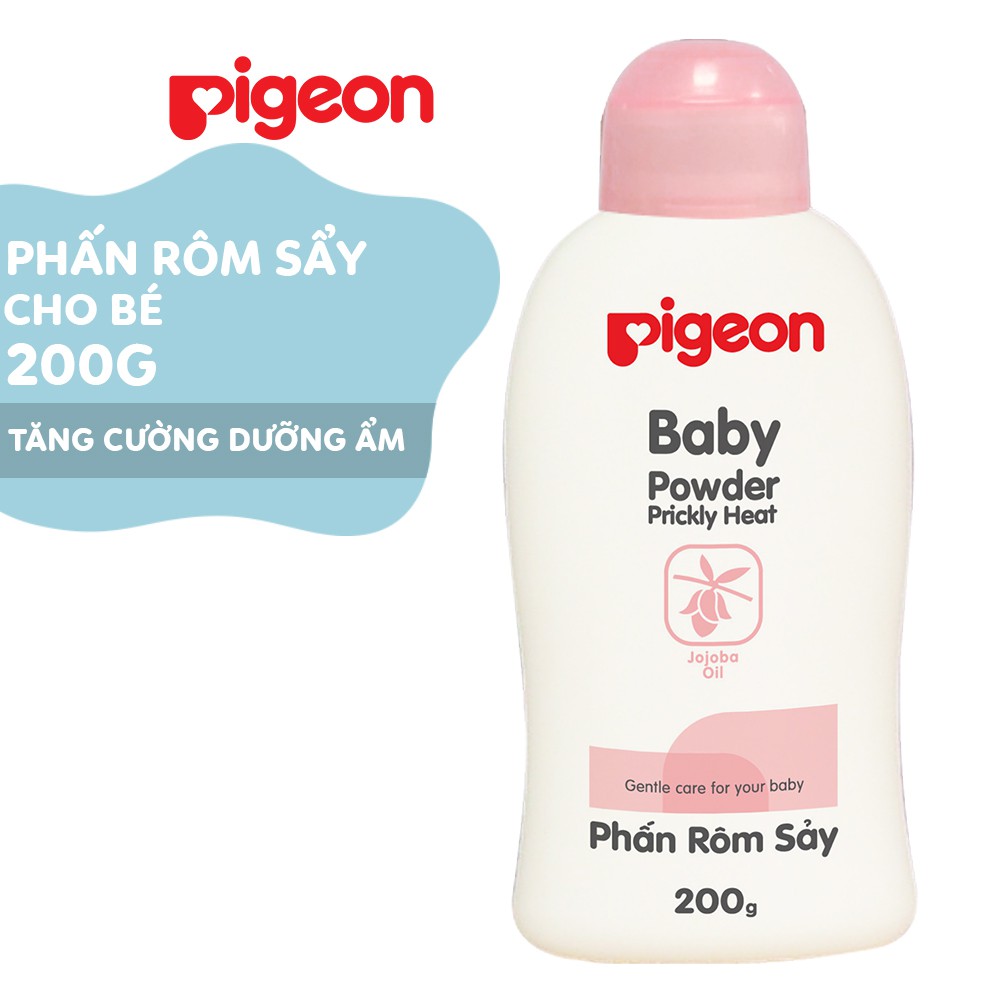 Phấn rôm sẩy Pigeon nắp màu 100g/200g