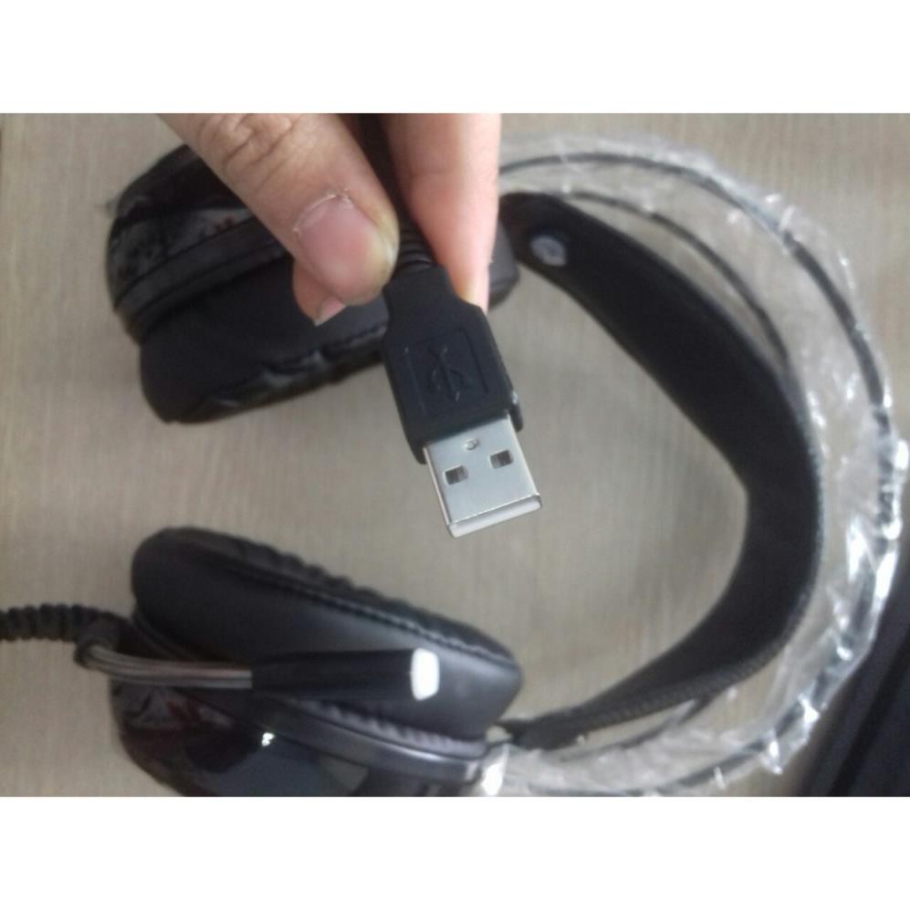 Tai nghe Zidli Zh-12S âm thanh 7.1 cổng USB có led Hàng chính hãng