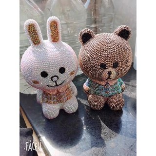 [CÓ SẴN] GẤU BROWN, THỎ CONY ĐÍNH ĐÁ