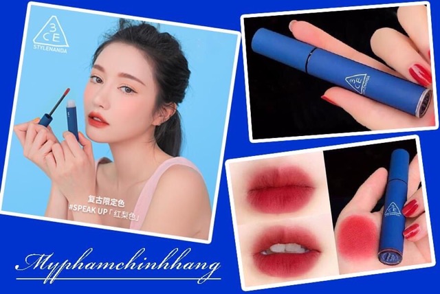 (Chính hãng) Son kem 3CE Velvet Lip Tint Neo-Retrolism Edition