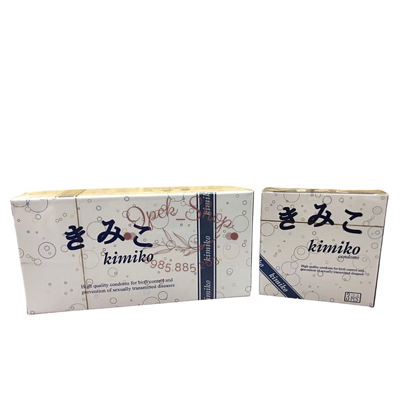 Bao cao su KIMIKO Siêu mỏng Nhập khẩu Nhật Bản Chính Hãng