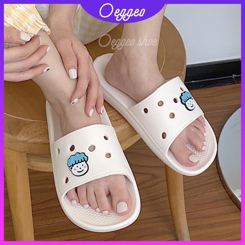 Dép Đi Trong Nhà Đế Bằng Họa Tiết Nhân Vật Hoạt Hình Cho Nữ