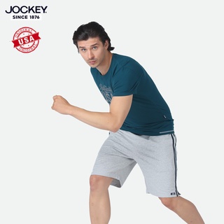 Combo Quần Short Và Áo Phông Nam Jockey Thun Cotton Mềm Mại Cao Cấp Form Rộng - JUMP0424 + JUMT0422