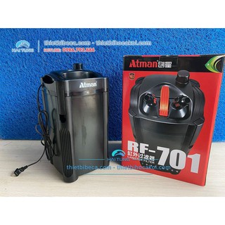 Thùng Lọc Bể Cá Atman RF 701. Thùng Lọc Tiện Lợi, Dễ Dàng Vệ Sinh, Tiết Kiệm Không Gian
