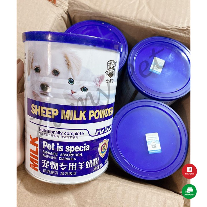 Sữa dê Sheep Milk Powder cho chó mèo 400g