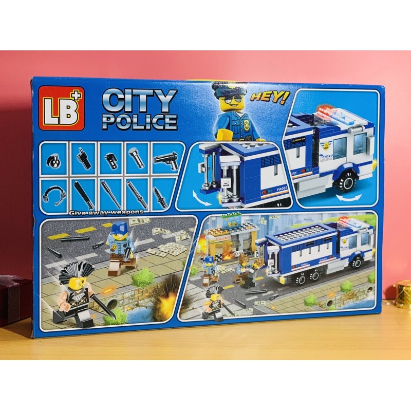 [GIÁ ƯU ĐÃI] LEGO Xếp Hình Cảnh Sát Bắt Cướp CITY POLICE LB576