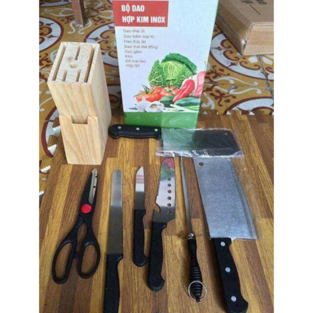 Bộ dao hợp kim inox