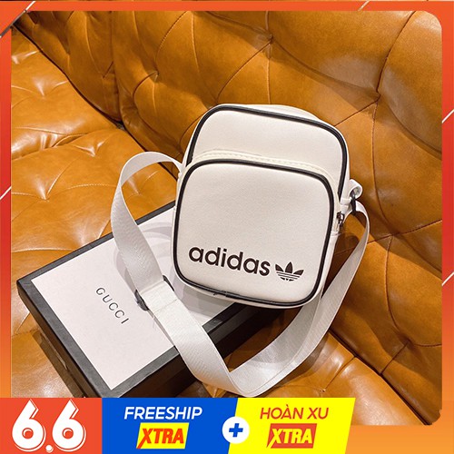 Túi Đeo Chéo Adidas Full Tag Code Da Mềm Mịn Cao Cấp - Túi thể thao/Túi đeo vai xinh xinh sang chảnh