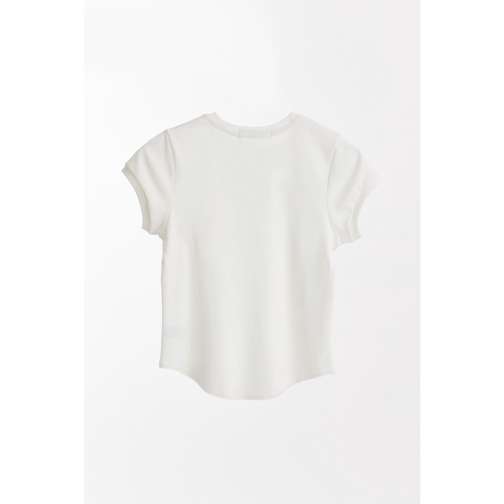 TheBlueTshirt - Áo Thun Nữ Tay Ngắn Màu Trắng - 1990s Tshirt - white