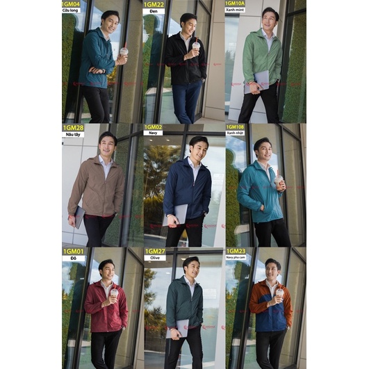 [CHÍNH HÃNG] Áo Khoác Nam - Áo Gió Nam 2 Lớp Lót Lưới CARDINA Siêu Phẩm Cản Gió Chống Nước - Kèm Túi