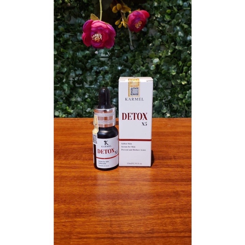 Kamel Serum Detox Acnes X5 - Loại bỏ Mụn, da sần vỏ cam, mờ thâm nám, thu nhỏ lỗ chân lông, trắng sá