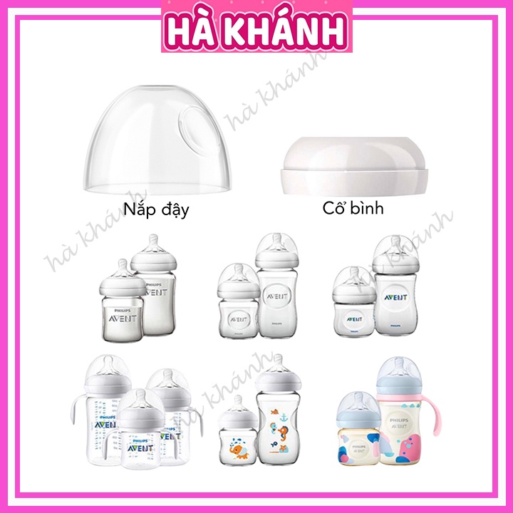 Nắp và cổ bình sữa Avent Natural cổ rộng P07