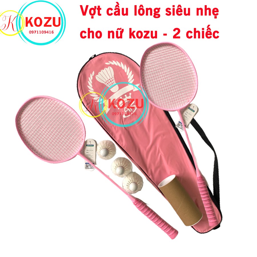 Vợt cầu lông giá rẻ cho nữ 4U – (2 chiếc/bộ)