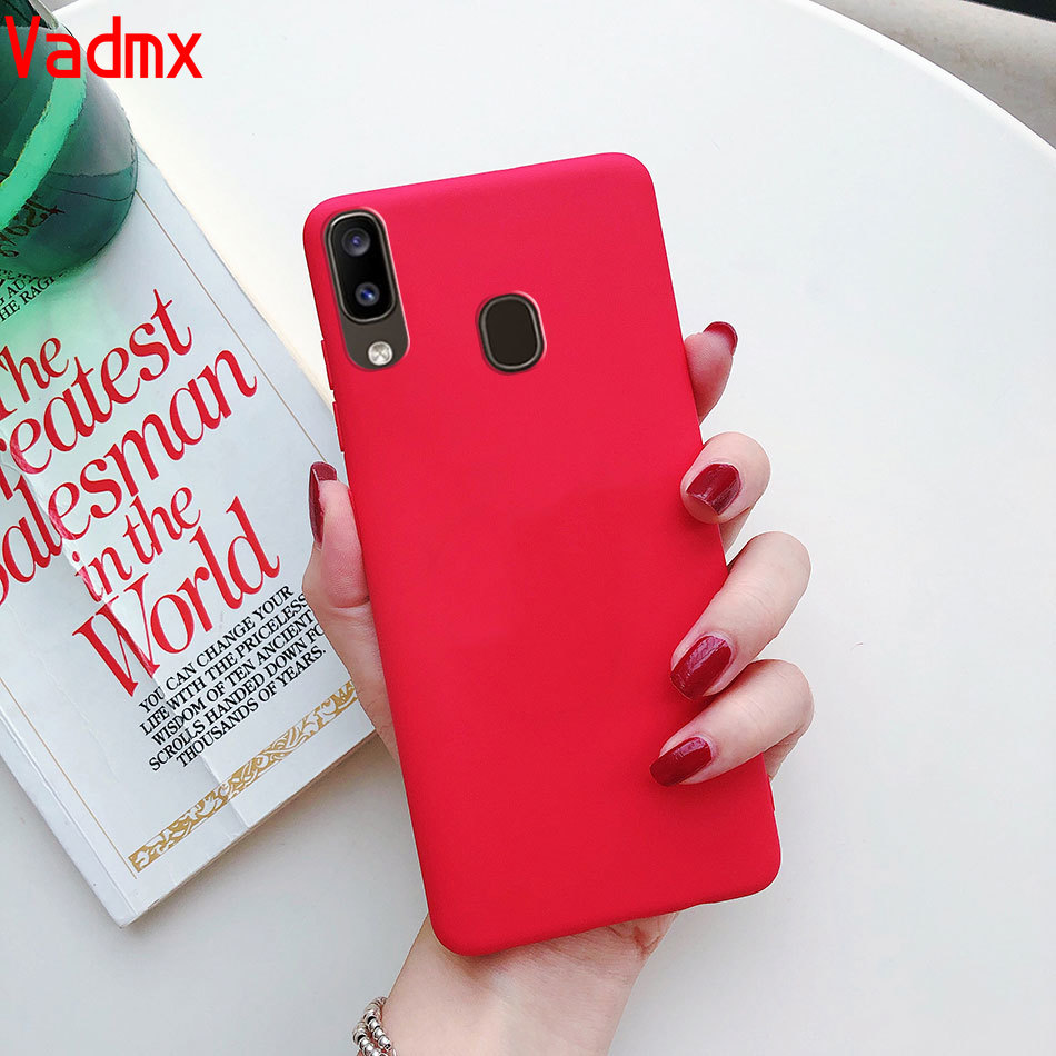 Ốp điện thoại silicon họa tiết dễ thương cho Samsung Galaxy A30 A20 A20S A10 M10 A10S M01S A20E