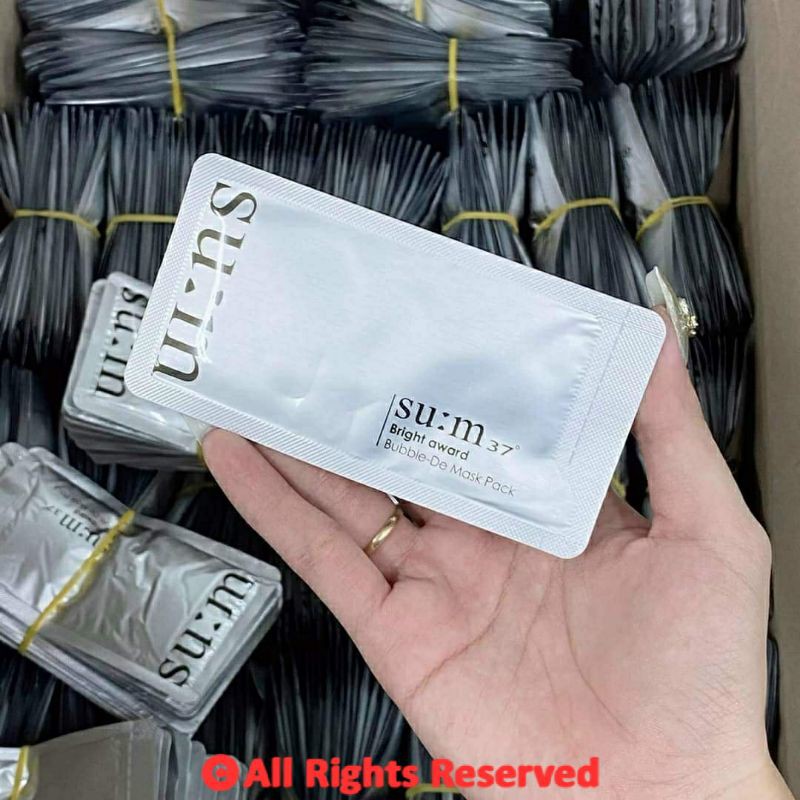 Mặt Nạ Sủi Bọt Thải Độc Da Sum37 Bright Award Bubble-De Mask