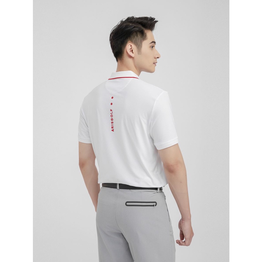 Áo polo nam Aristino GOLF FIT cao cấp  APSG07S1 chất liệu poly sợi rỗng siêu khô thoáng